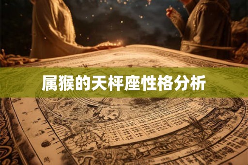 属猴的天枰座性格分析 属猴的天枰座性格分析