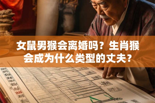 女鼠男猴会离婚吗?生肖猴会成为什么类型的丈夫? 女鼠男猴会离婚吗?生肖猴会成为什么类型的丈夫?