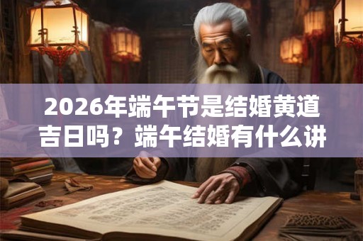 2026年端午节是结婚黄道吉日吗？端午结婚有什么讲究？