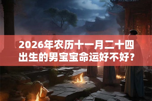 2026年农历十一月二十四出生的男宝宝命运好不好？
