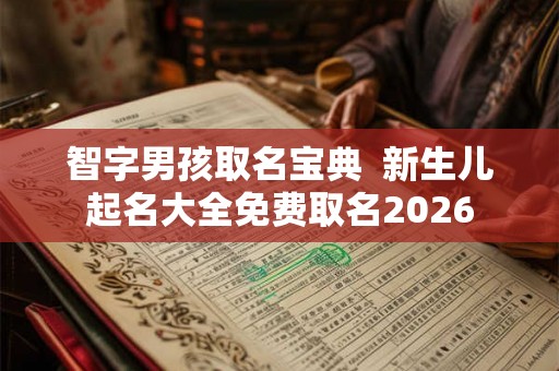 智字男孩取名宝典 新生儿起名大全免费取名2026 智字男孩取名宝典 新生儿起名大全免费取名2026