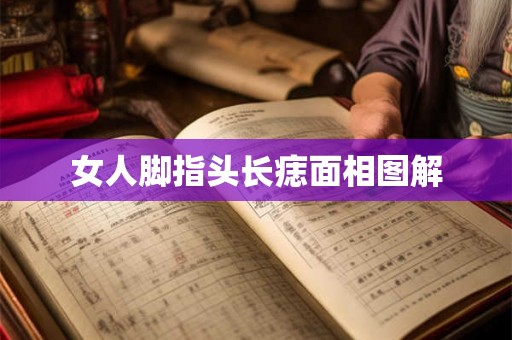 女人脚指头长痣面相图解
