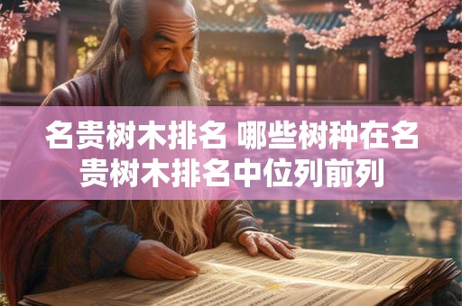 名贵树木排名 哪些树种在名贵树木排名中位列前列 名贵树木排名 哪些树种在名贵树木排名中位列前列