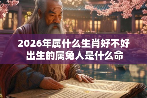 2026年属什么生肖好不好 出生的属兔人是什么命
