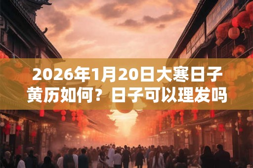 2026年1月20日大寒日子黄历如何？日子可以理发吗？