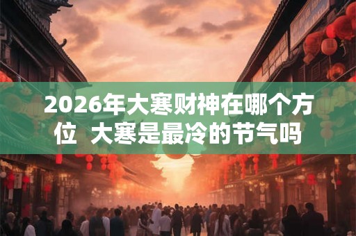 2026年大寒财神在哪个方位  大寒是最冷的节气吗