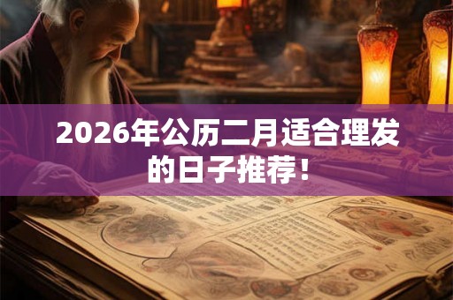 2026年公历二月适合理发的日子推荐！