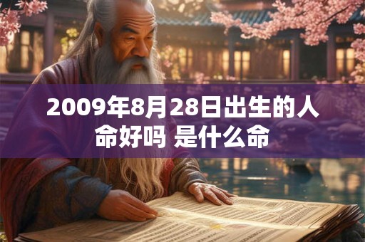 2009年8月28日出生的人命好吗 是什么命 2009年8月28日出生的人命好吗 是什么命