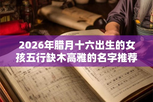 2026年腊月十六出生的女孩五行缺木高雅的名字推荐，性格如何？