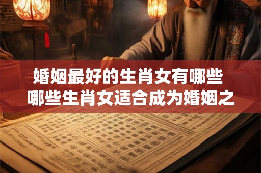 婚姻最好的生肖女有哪些 哪些生肖女适合成为婚姻之最