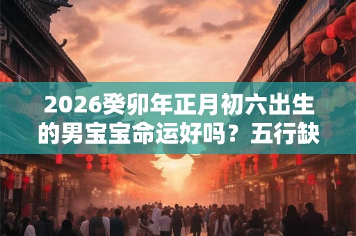 2026癸卯年正月初六出生的男宝宝命运好吗？五行缺什么