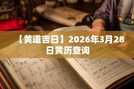 【黄道吉日】2026年3月28日黄历查询