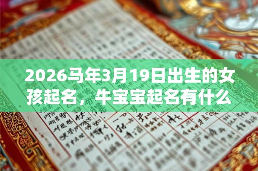 2026马年3月19日出生的女孩起名,牛宝宝起名有什么禁忌? 2026马年3月19日出生的女孩起名,牛宝宝起名有什么禁忌?