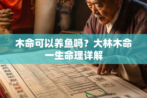木命可以养鱼吗？大林木命一生命理详解