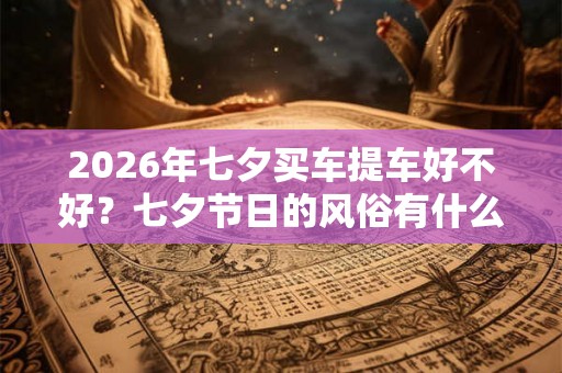 2026年七夕买车提车好不好?七夕节日的风俗有什么? 2026年七夕买车提车好不好?七夕节日的风俗有什么?
