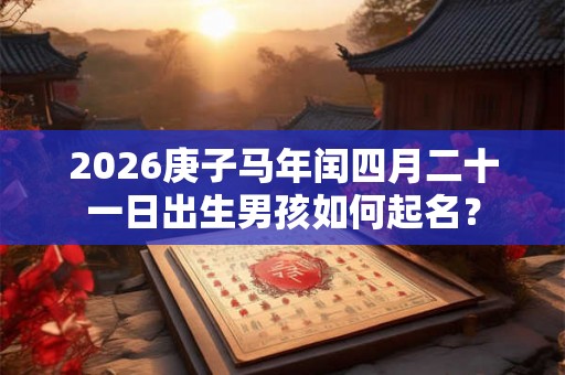 2026庚子马年闰四月二十一日出生男孩如何起名？