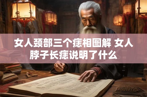 女人颈部三个痣相图解 女人脖子长痣说明了什么