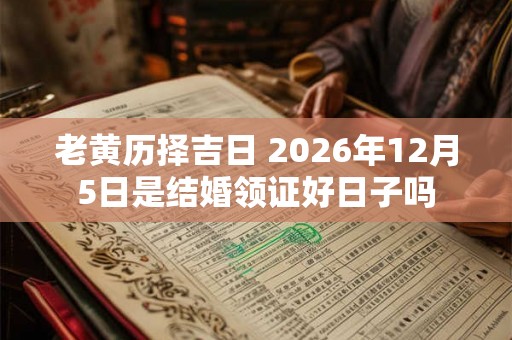 老黄历择吉日 2026年12月5日是结婚领证好日子吗
