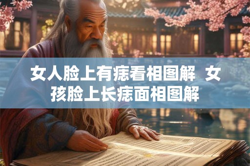 女人脸上有痣看相图解  女孩脸上长痣面相图解