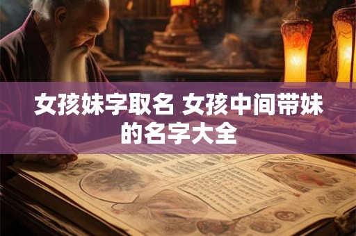 女孩妹字取名 女孩中间带妹的名字大全