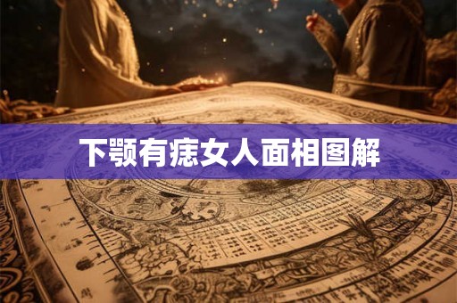 下颚有痣女人面相图解