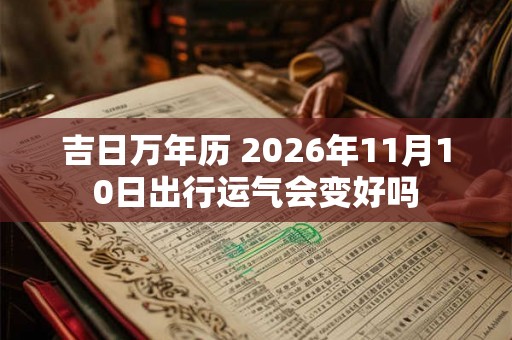 吉日万年历 2026年11月10日出行运气会变好吗 吉日万年历 2026年11月10日出行运气会变好吗