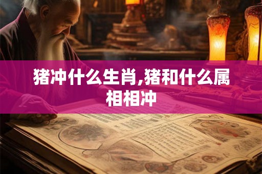 猪冲什么生肖,猪和什么属相相冲