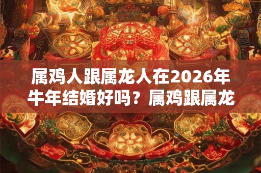属鸡人跟属龙人在2026年牛年结婚好吗？属鸡跟属龙配吗？