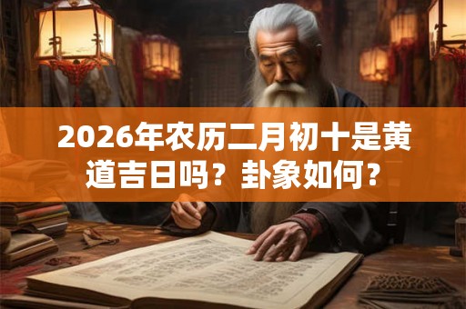 2026年农历二月初十是黄道吉日吗？卦象如何？