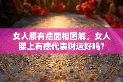 女人腰有痣面相图解，女人腰上有痣代表财运好吗？