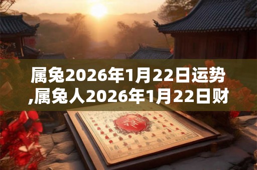 属兔2026年1月22日运势,属兔人2026年1月22日财运,生肖兔2026年1月22日运势 属兔2026年1月22日运势,属兔人2026年1月22日财运,生肖兔2026年1月22日运势