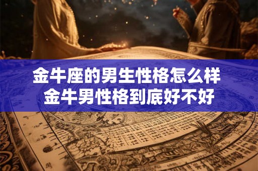 金牛座的男生性格怎么样 金牛男性格到底好不好