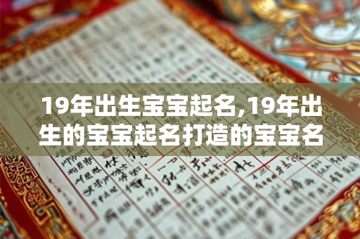 19年出生宝宝起名,19年出生的宝宝起名打造的宝宝名字
