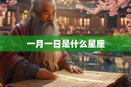 一月一日是什么星座