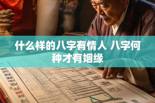 什么样的八字有情人 八字何种才有姻缘