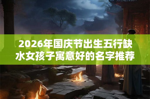 2026年国庆节出生五行缺水女孩子寓意好的名字推荐