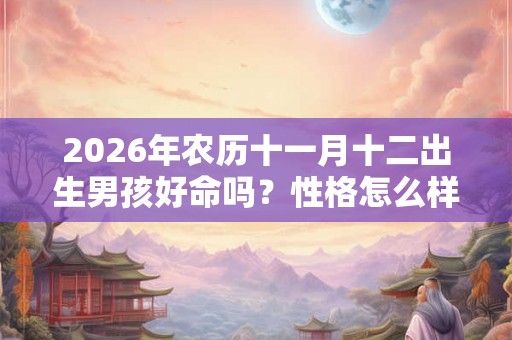 2026年农历十一月十二出生男孩好命吗？性格怎么样？