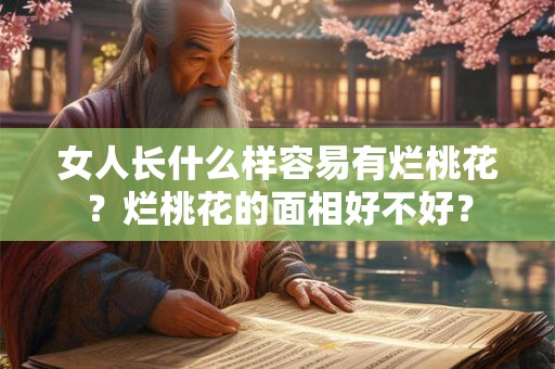 女人长什么样容易有烂桃花?烂桃花的面相好不好? 女人长什么样容易有烂桃花?烂桃花的面相好不好?