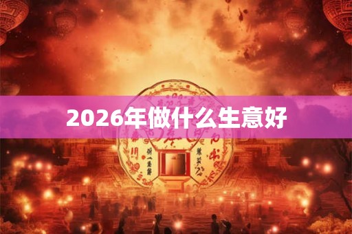 2026年做什么生意好 2026年做什么生意好