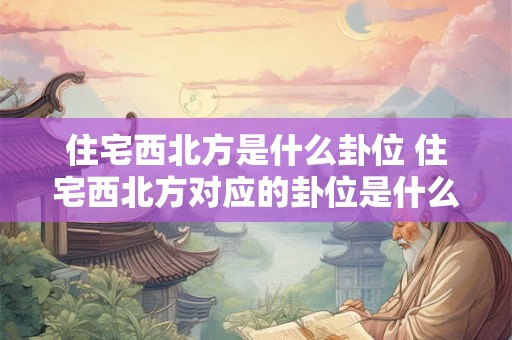 住宅西北方是什么卦位 住宅西北方对应的卦位是什么