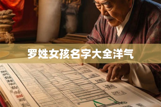 罗姓女孩名字大全洋气
