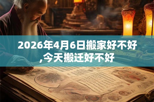 2026年4月6日搬家好不好,今天搬迁好不好 2026年4月6日搬家好不好,今天搬迁好不好