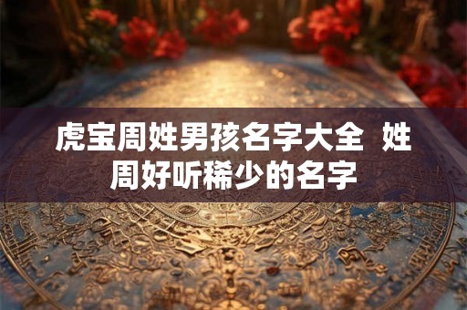 虎宝周姓男孩名字大全  姓周好听稀少的名字