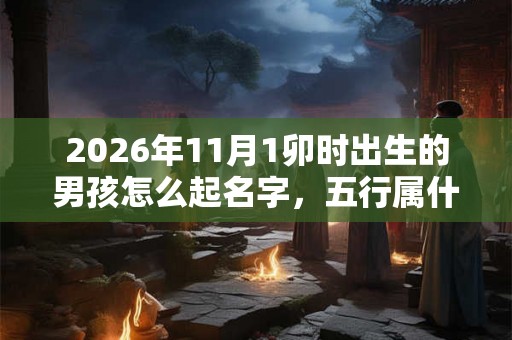 2026年11月1卯时出生的男孩怎么起名字，五行属什么
