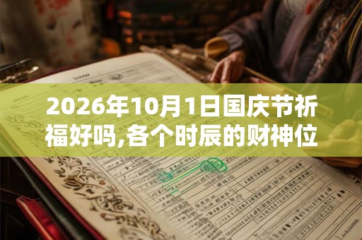 2026年10月1日国庆节祈福好吗,各个时辰的财神位在哪？