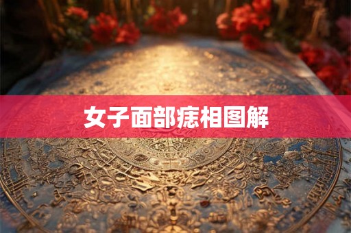女子面部痣相图解
