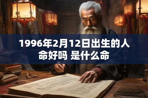 1996年2月12日出生的人命好吗 是什么命