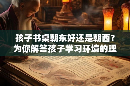 孩子书桌朝东好还是朝西？为你解答孩子学习环境的理想朝向