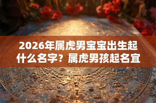 2026年属虎男宝宝出生起什么名字？属虎男孩起名宜用什么偏旁？