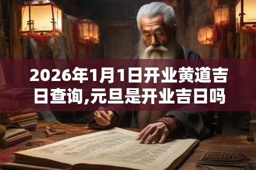 2026年1月1日开业黄道吉日查询,元旦是开业吉日吗 2026年1月1日开业黄道吉日查询,元旦是开业吉日吗